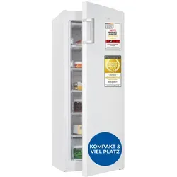 exquisit Gefrierschrank GS230-H-050C, 144 cm hoch, platzsparend und flexibel - Der exquisit Gefrierschrank GS230-H-050C bietet mit seinen vier Schubladen und zwei Fächern viel Stauraum. Mit höhenverstellbaren Füßen und einer flexiblen Türmontage ist er ideal für jede Küche.