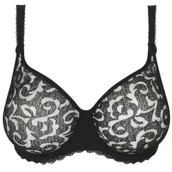 Empreinte Soft-BH Leia - Vorgeformte Cups für optimalen Halt - Eleganter Soft-BH in Schwarz mit vorgeformten Cups (Größe 85F), ideal für perfekten Sitz und Komfort. Hergestellt aus hochwertiger Polyamid-Mischung, sorgt er für angenehmes Tragegefühl.