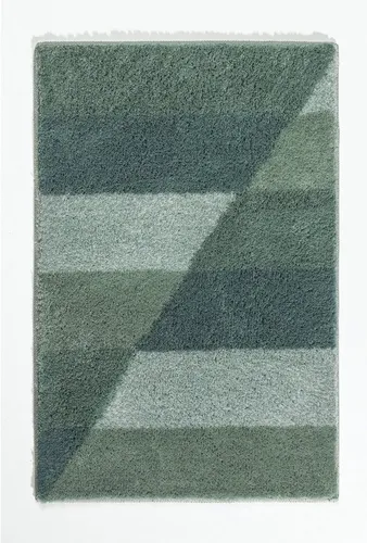 Kleine Wolke Badteppich FARELLA 60x50 cm - Grün - Badematte aus 100% Polyacryl mit 20mm Florhöhe, ideal für ein angenehmes Fußgefühl im Badezimmer.
