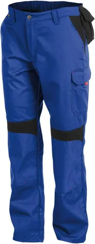 KÜBLER INNO Plus Herren Hose Arbeitshose mit Knieschutztaschen, Blau, DE 90, UK 