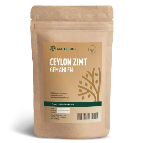 Ceylon Zimt gemahlen (1kg) - 100% echtes Ceylon Zimt-Pulver, mild im Geschmack und ideal zum Verfeinern von Speisen