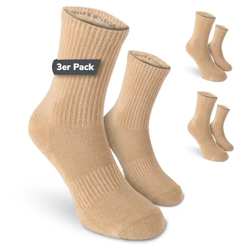 SAFERSOX Funktionssocken mit Mückenschutz (Set, 3 Paar) - Hochwertige Sportsocken mit integriertem Mückenschutz und geruchshemmenden Eigenschaften. Ideal für Outdoor-Aktivitäten und Reisen, sorgen sie für frische Füße und optimalen Komfort.