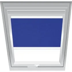 Roto Sichtschutzrollo Nachtblau 2-R22, 65x118 cm (6/11), 315,Aluminiumschiene,Elektro,Roto