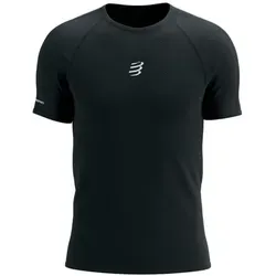 Compressport Trail Racing S/S T-Shirt - Laufshirt in Schwarz, Gr. M - Laufshirt für warme Tage, ideal für Road- und Trailrunning. Hoher Tragekomfort dank Stretchmaterial (90% Polyamid, 10% Elasthan). Entdecken Sie weitere Top-Angebote von Compressport!