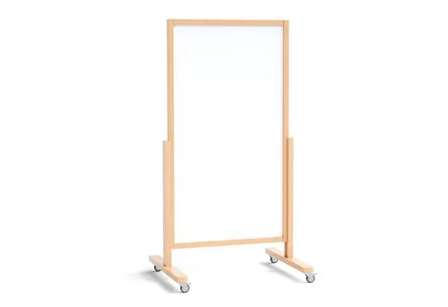 ALLboards Magnettafel Whiteboard - mobile, trocken abwischbare Tafel - Doppelseitige, langlebige Oberfläche für einfache Reinigung. Mit dreistufiger Höhenverstellung ideal für Büros, Schulen und HoReCa. Personalisierbar mit individuellem Aufdruck.