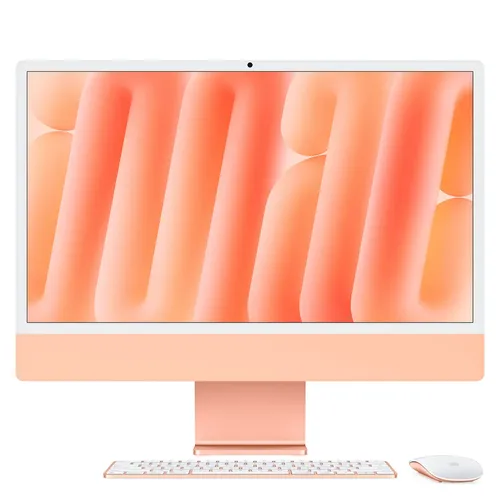 Apple iMac 24'' M4 - 256 GB - 16 GB Orange - 2024 Z1E8 - Leistungsstarker iMac mit M4 Chip, 24'' 4.5K Retina Display und elegantem Design. Ideal für kreative Profis und Multimedia-Anwendungen.