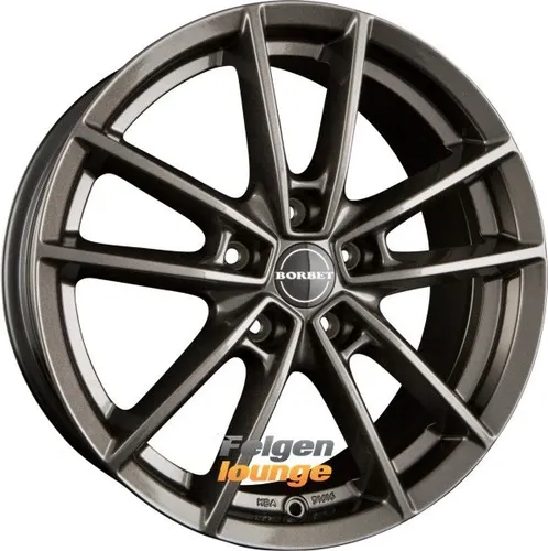 Borbet W Alufelge 8.5x21" ET45 - Black Polished Glossy - Felgen in 21 Zoll, Doppelspeichen-Design, aus hochwertigem Aluminium für hohe Traglast und stilvolle Optik.