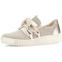 Gabor Damen Low-Top Sneaker - Sportlicher Freizeitschuh in Rosato - Damen-Sneaker mit Best Fitting für optimalen Tragekomfort, aus hochwertigem Lackleder und ideal für Alltag und Freizeit.