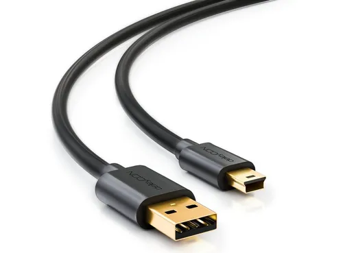 deleyCON deleyCON 0,5m Mini USB 2.0 Datenkabel - USB A-Stecker zu Mini USB-Kabel