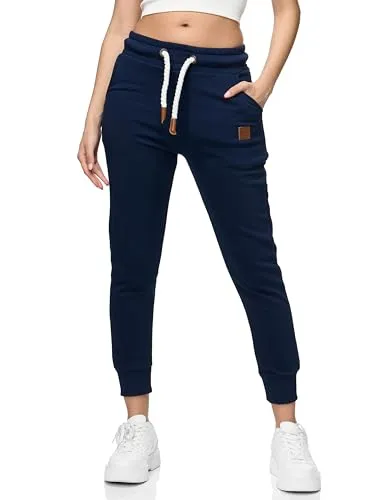 REPUBLIX Damen Jogginghose Jogger Sporthose Jogging Sweat Pants RD-027 Navyblau XL