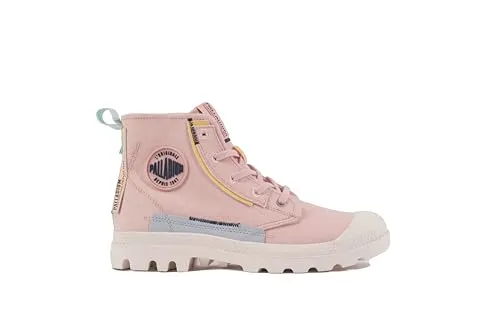 Palladium Damen Pampa Underlayer Sneaker in Pink, Größe 39.5 EU - Stylische und bequeme Sneaker für den Alltag, bieten hervorragenden Tragekomfort und ein modernes Design.
