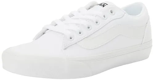 Vans Vero LS Weiß/Weiß Größe 39 - Stylischer Sneaker mit gepolsterter Zehenpartie und Kragen für hohen Tragekomfort. Der dekorative genähte Seitenstreifen betont das markante Design und die Markenidentität.
