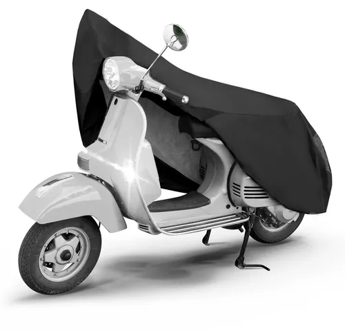 WALSER Autosonnenschutz Motorradgarage All Weather B. 90 x 110 cm - Schützen Sie Ihr Motorrad ganzjährig! Die robuste Motorradgarage bietet zuverlässigen Schutz vor Witterungseinflüssen und Schmutz. Ideal für den Außenbereich und mit Sichtfenster für praktisches Parken.