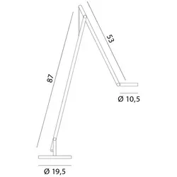 Rotaliana String F1 DTW Stehleuchte Schwarz Matt mit Silber Kabel - Stilvolle Stehleuchte mit dimmbarer LED-Technologie und anpassbarer Lichtfarbe. Ideal als Leselicht und perfekt für jedes moderne Zuhause.