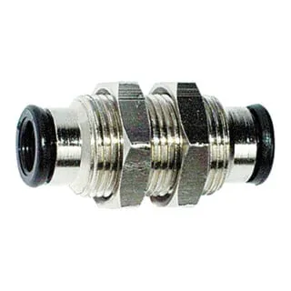 Riegler Schottverschraubung "value line", M10x1, Schlauch-Ø 4, MS vern.