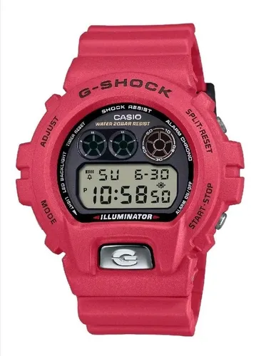 Casio 30th Anniversary 6900-Series DW-6900TR-4ER, Rosa - Armbanduhren für Damen, trendiges Design in Rosa und 30 Jahre Jubiläumsedition für Sammler und Fashion-Liebhaber