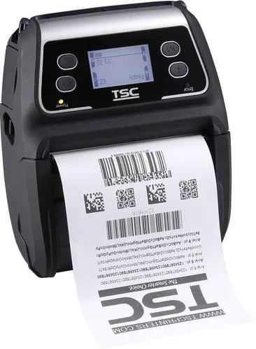 TSC ALPHA-4L Bon-Drucker Thermodirekt 203 x 203 dpi Schwarz USB, Bluetooth, Akku-Betrieb