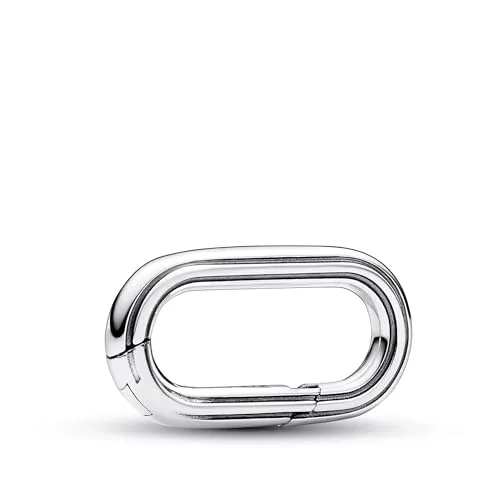 PANDORA ME Rechteckiger Link aus Sterling Silber - Eleganter, öffnender Link aus poliertem Sterling-Silber, ideal für die Pandora ME Kollektion. Perfekt kombinierbar mit Mini-Charm-Anhängern für individuelle Looks.