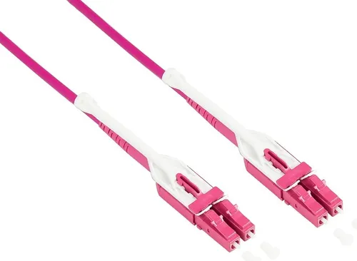 Alcasa LW-U803LC4 InfiniBand/Glasfaserkabel 3 m 2x LC Violett