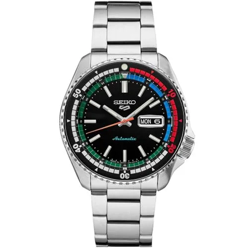Seiko SRPK13K1 Herren-Armbanduhr mit Edelstahlarmband - Elegante Armbanduhr für Herren mit automatischem Uhrwerk und 10 atm Wasserdichtigkeit. Inklusive Markenetui, ideal für jeden Anlass.
