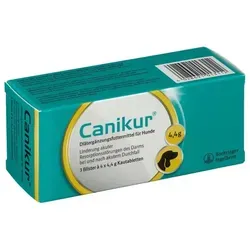 Canikur Kautabletten für Hunde bei akutem Durchfall - Tiergesundheit: Linderung akuter Durchfallbeschwerden mit natürlichen Inhaltsstoffen für schnellere Regeneration und Schutz der Darmschleimhaut.