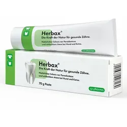 CP Herbax Zahnpflege Paste für Hund und Katze 70 ml - Natürliche Zahnpflege Paste für Hunde und Katzen, fördert die Mundhygiene und sorgt für frischen Atem.