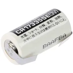 CR17335SE LFU - Lithium Batterie, 2/3 A, 1800 mAh, U-Fahne, 1er-Pack