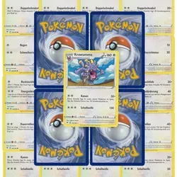 verschiedene Farblos Pokemon Karten inkl. Holo Karte - Deutsch 20
