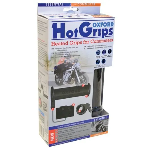 OXFORD OF771 Heizgriffe für Motorradlenker - Griffe, Abdeckungen & Pads – Langlebige Heizgriffe mit 22mm Durchmesser für angenehme Wärme während der Fahrt.