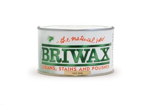 BRIWAX ORIGINAL fast drying Wax Polish (Old Pine, 400 gram)