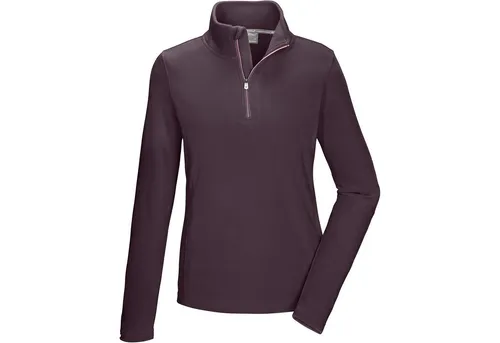 Killtec Longsleeve Shirt KSW 62 WMN FLC SHRT lila 44 EU - Stylisches Longsleeve Shirt für Damen in lila, ideal für den Ski-Sport. Hergestellt aus 100% Polyester, sorgt es für hohen Tragekomfort und bleibt funktional bei jeder Abfahrt.