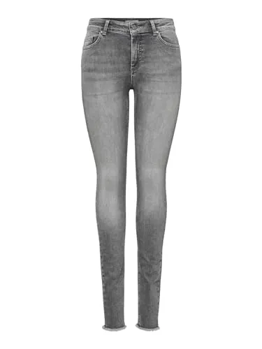 ONLY Female Skinny Jeans ONLBLUSH - Mittlere Taille, Skinny Fit - Stylische Skinny Jeans mit mittlerer Taille, aus hochwertigem Baumwollmix für optimalen Tragekomfort und perfekte Passform.