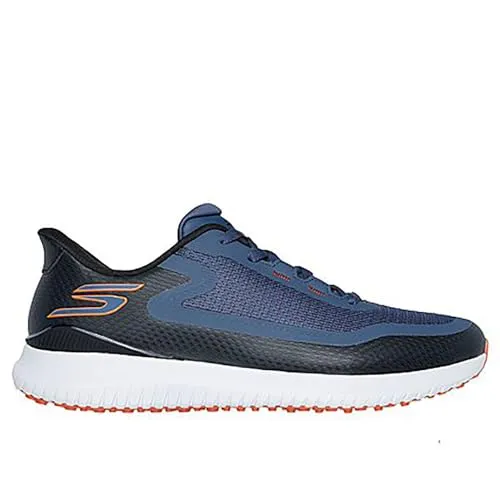 Skechers Golf Go Golf Flight Golfschuhe Blau EU 43 1/2 - Sonstige Sportschuhe mit Skechers Hands Free Slip-ins® für müheloses Anziehen, exklusivem Heel Pillow™ für sicheren Halt und ultraleichter Dämpfung für maximalen Komfort auf dem Golfplatz.