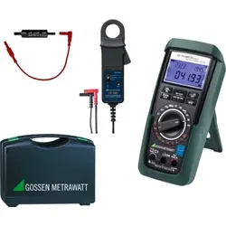 Gossen Metrawatt Metrahit Energy DC-Power Set - Spannungsprüfer mit TRMS Leistungs-Multimeter und PQ-Analysator, ideal zur präzisen Energie- und Leistungsmessung an Gleichstromanlagen bis 1250A.