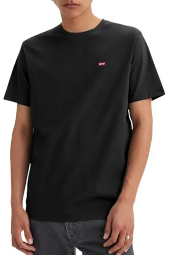 Levi's Herren Ss Original Housemark Tee T-Shirt, Stonewashed Black, L - T-Shirts für Herren, aus hochwertiger Baumwolle für optimalen Tragekomfort und lässigen Stil.
