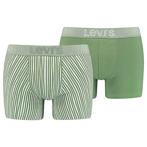 Levi's Men's Vertical Stripe All-Over-Print Boxer Briefs (2 Pack)