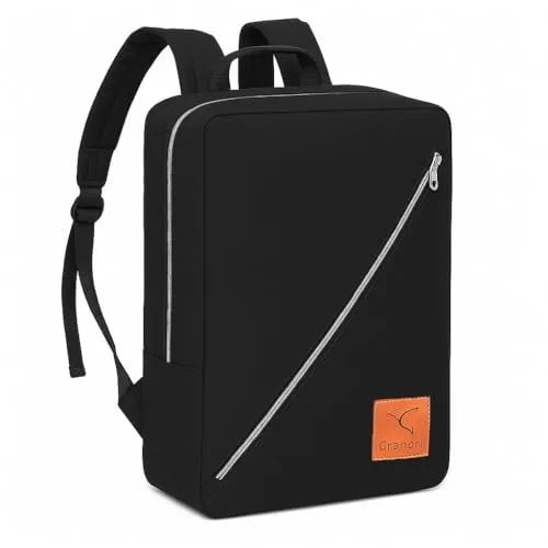 Granori Handgepäck Rucksack - Leichter 40x30x15 cm Bord Rucksack für Airlines - Handgepäck Rucksack (40x30x15 cm) für viele Airlines, extrem leicht und robust, ideal für Reisen. Mit verstellbaren Trägern und Platz für Dokumente.