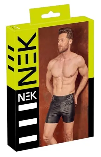 Nek Herren Hose Shorts Schwarz L