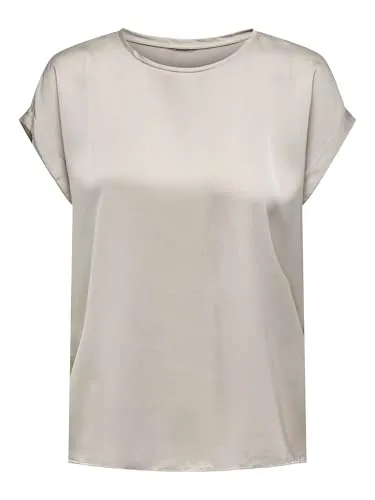 ONLY Onllieke S/S Satin Mix Top WVN Noos - Tanktops & Träger-Tops für Damen, elegantes Satin-Mix-Design für einen stilvollen Look im Alltag.