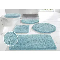 Otto Home Badematte "Sanremo" – Rund, Hellblau, 120 cm Durchmesser - Die runde Badematte "Sanremo" von OTTO home bietet mit ihrem weichen Polyester-Material ein kuscheliges Gefühl für dein Badezimmer. Rutschhemmend und pflegeleicht – perfekt für den täglichen Einsatz!