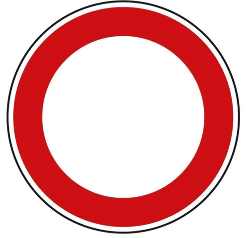 Dreifke Verkehrsschild Verbot für Fahrzeuge Aller Art Nr. 250 - Verkehrszeichen Ø 600mm aus 2mm Aluminium, gefertigt in Deutschland und mit RAL Gütezeichen für höchste Qualität und Langlebigkeit.