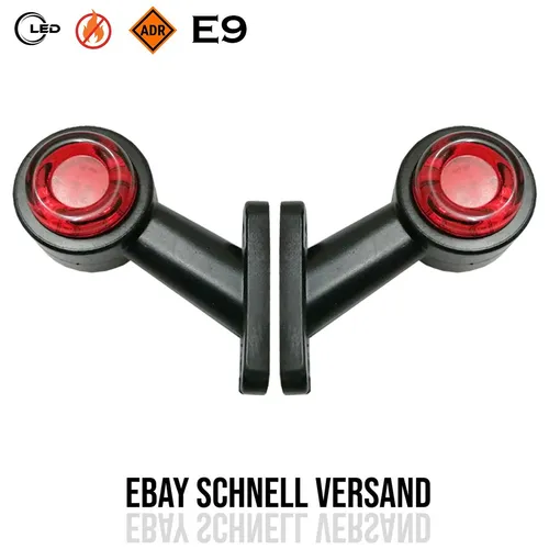 2xG LED Begrenzungsleuchten Positionsleuchten Paar 12/24 Volt LKW PKW Anhänger E