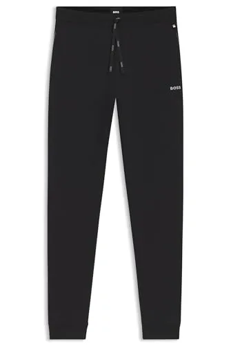 BOSS Herren Mix&Match Pants, Black1, Einheitsgröße EU - Wanderhosen mit verdecktem Bund und Tunnelzug, ideal für Komfort und Flexibilität bei Outdoor-Aktivitäten.