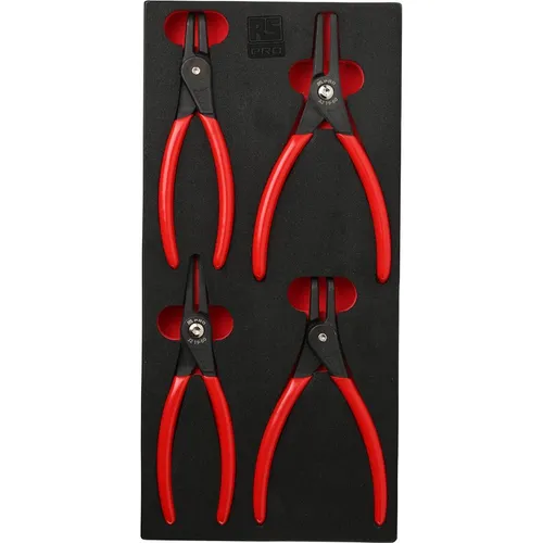 RS PRO 4pc Circlip Pliers Set (388 mm) (8335929)