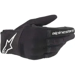 Alpinestars Copper Gloves Black White - XL - Sommer Motorradhandschuhe für Männer, mit Belüftungssystem für optimalen Komfort bei warmem Wetter.