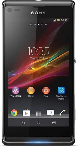 Sony Xperia L - Starry Black Smartphone mit 8 MP Kamera - Handy mit 8 Megapixel-Kamera, Exmor RS Sensor und HDR für herausragende Fotos und HD-Videos. Ideal für Multimedia-Enthusiasten und Sony Entertainment Network Nutzer.