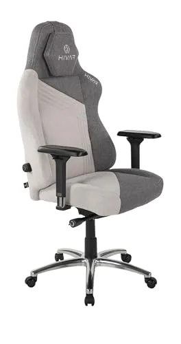 HIVAR Gaming-Stuhl XL: Ergonomischer Drehstuhl für Homeoffice & Gaming - Ergonomischer Stuhl mit flexibler Einstellung, ideal für Komfort und Stil im Homeoffice oder beim Gaming. Belastbar bis 180 kg, mit anpassbaren Armlehnen und wippbarer Sitzfläche.