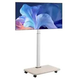 VEVOR Rollbarer TV-Ständer für 32-70 Zoll TVs - TV-Halterungen mit universeller Kompatibilität, stabiler Unterstützung und einfacher Mobilität für flexibles Fernsehen im Raum.