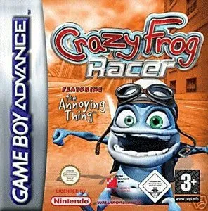 Crazy Frog Racer feat. The Annoying Thing - Rasante Rennspiel für Game Boy Advance, erlebe spannende Abenteuer mit dem verrückten Frosch und seinen Freunden!