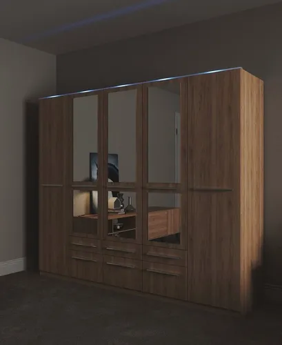 priess Kleiderschrank Barcelona – Viel Stauraum und Eleganz - Der Kleiderschrank »Barcelona« bietet in verschiedenen Größen und Farben viel Platz für Kleidung und Accessoires. Mit praktischen Schubkästen und optionaler LED-Beleuchtung ist er die ideale Lösung für mehr Ordnung im Schlafzimmer.
